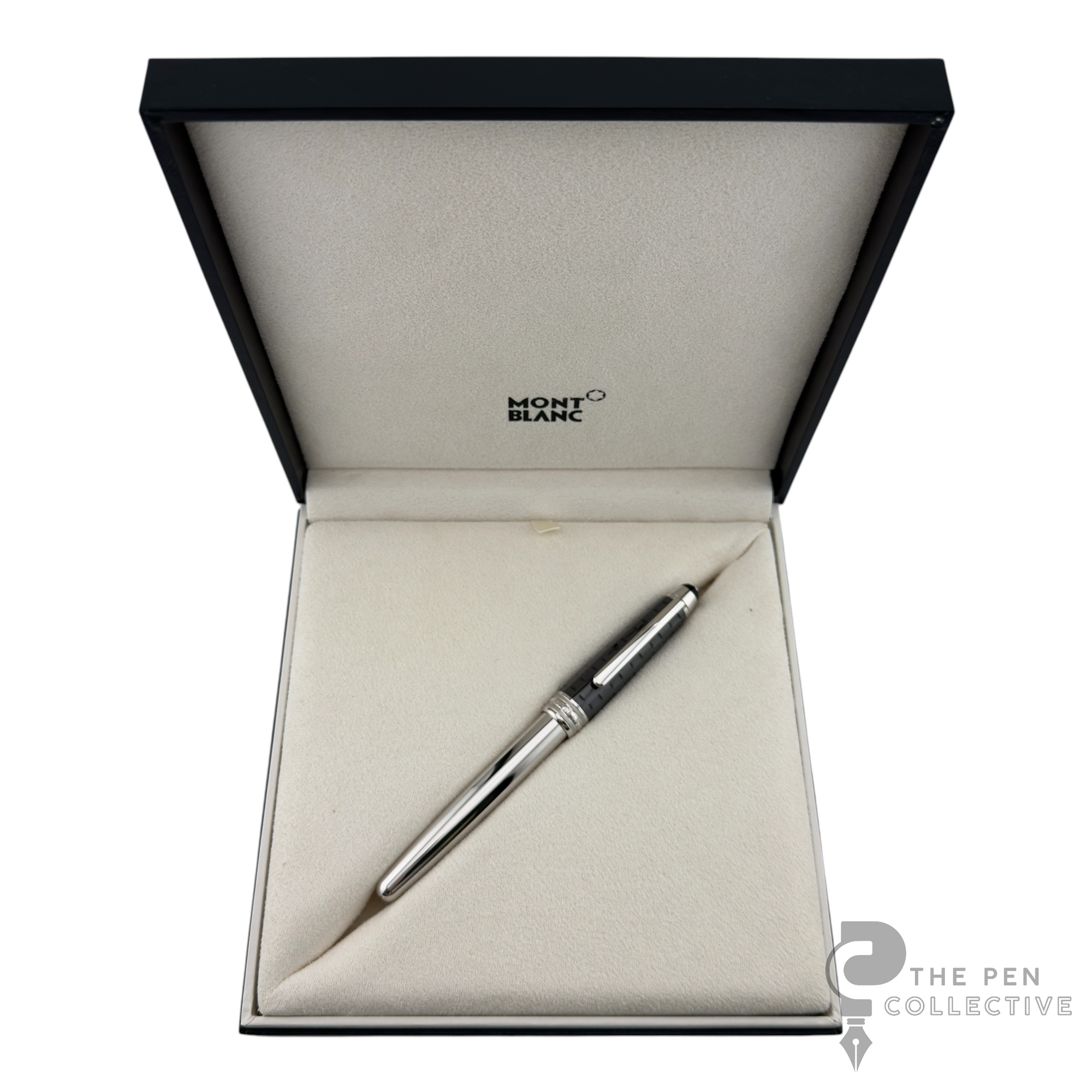 Montblanc Meisterstuck Solitaire Ceramics Black Prisma Fountain Pen - 103106