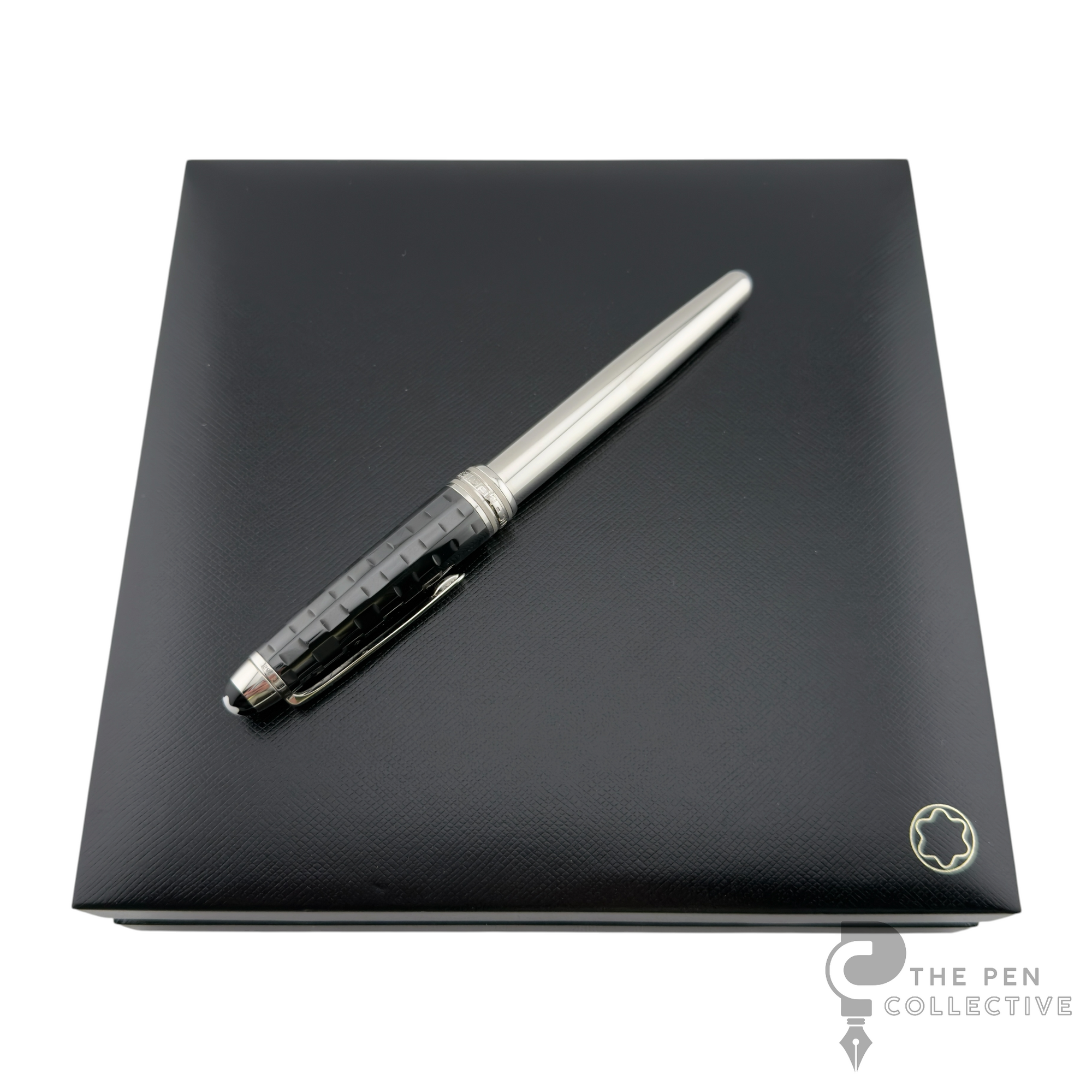 Montblanc Meisterstuck Solitaire Ceramics Black Prisma Fountain Pen - 103106