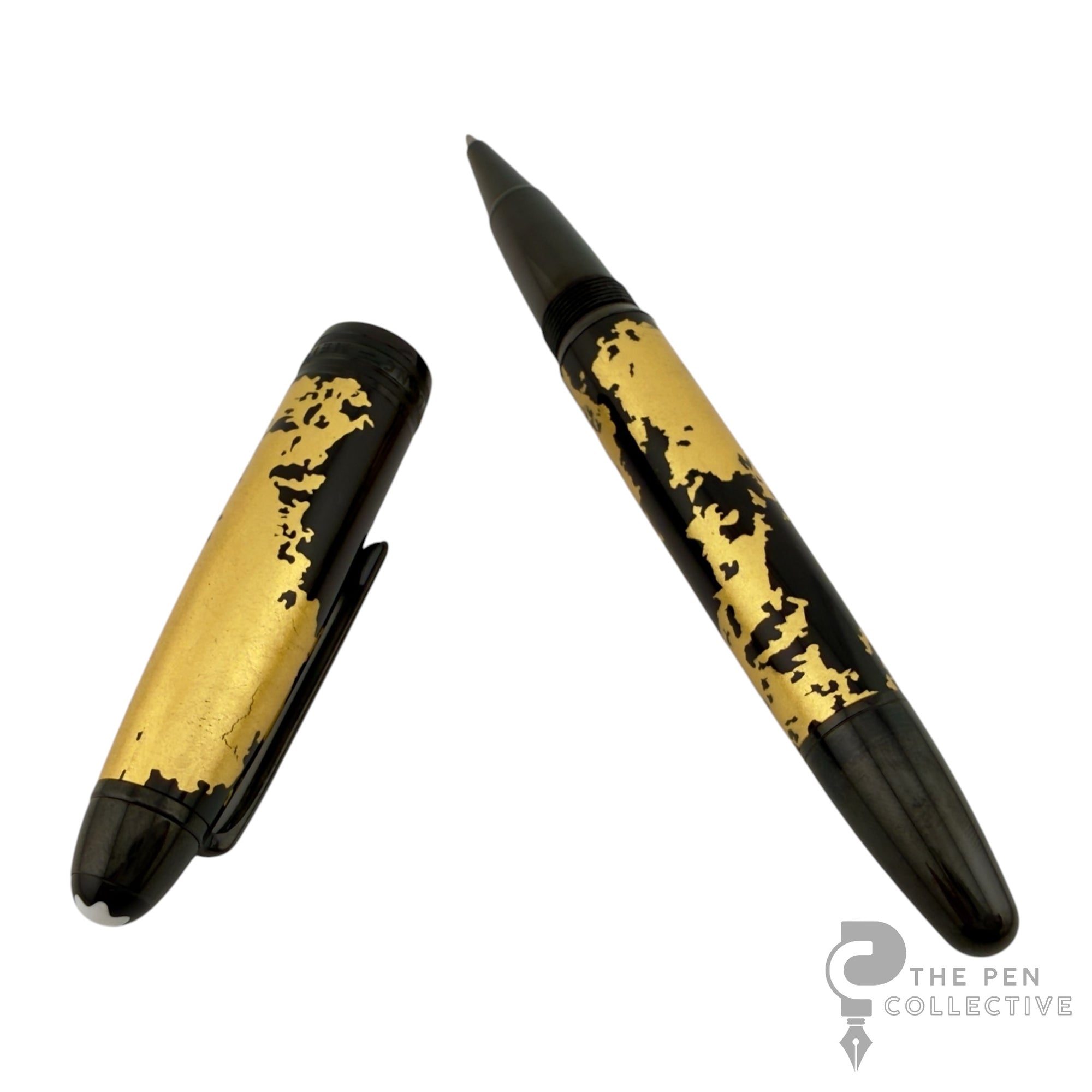 Montblanc Meisterstück Solitaire Calligraphy Gold Leaf Rollerball - 119689
