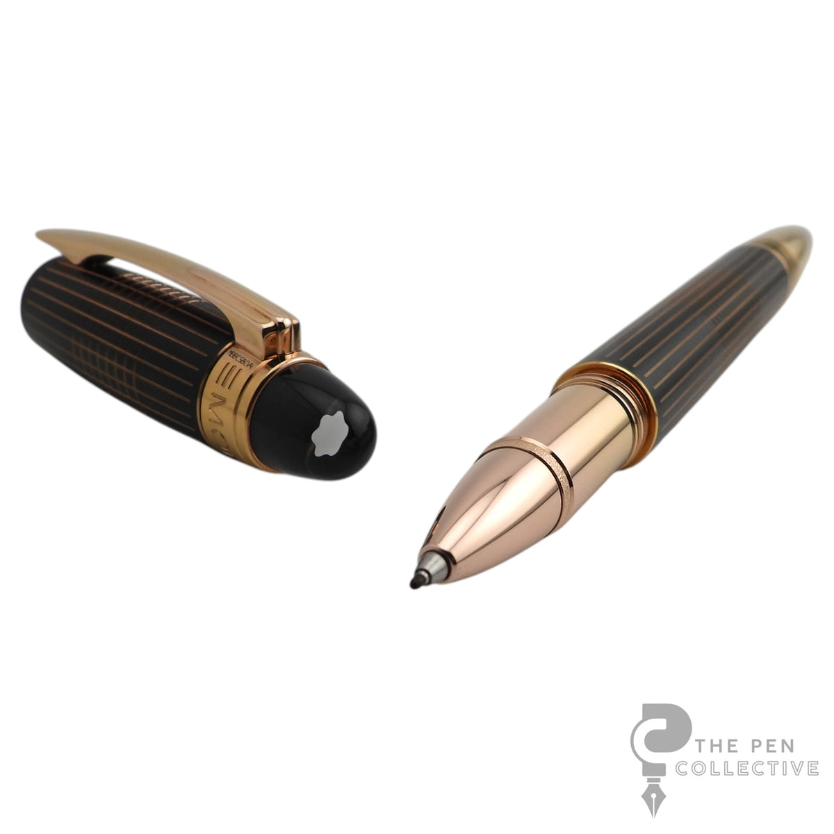 Montblanc Starwalker Red Gold Metal Fineliner / Rollerball Pen - 106868