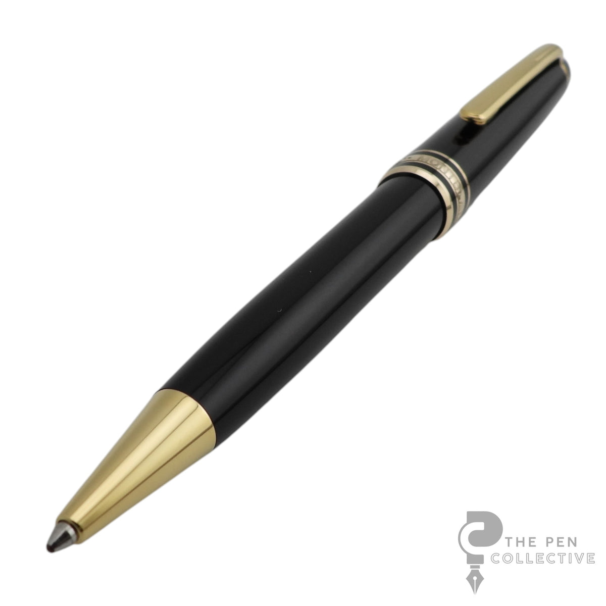 Montblanc Meisterstück Gold-Coated Classique Ballpoint Pen with Leather Pouch - 132453