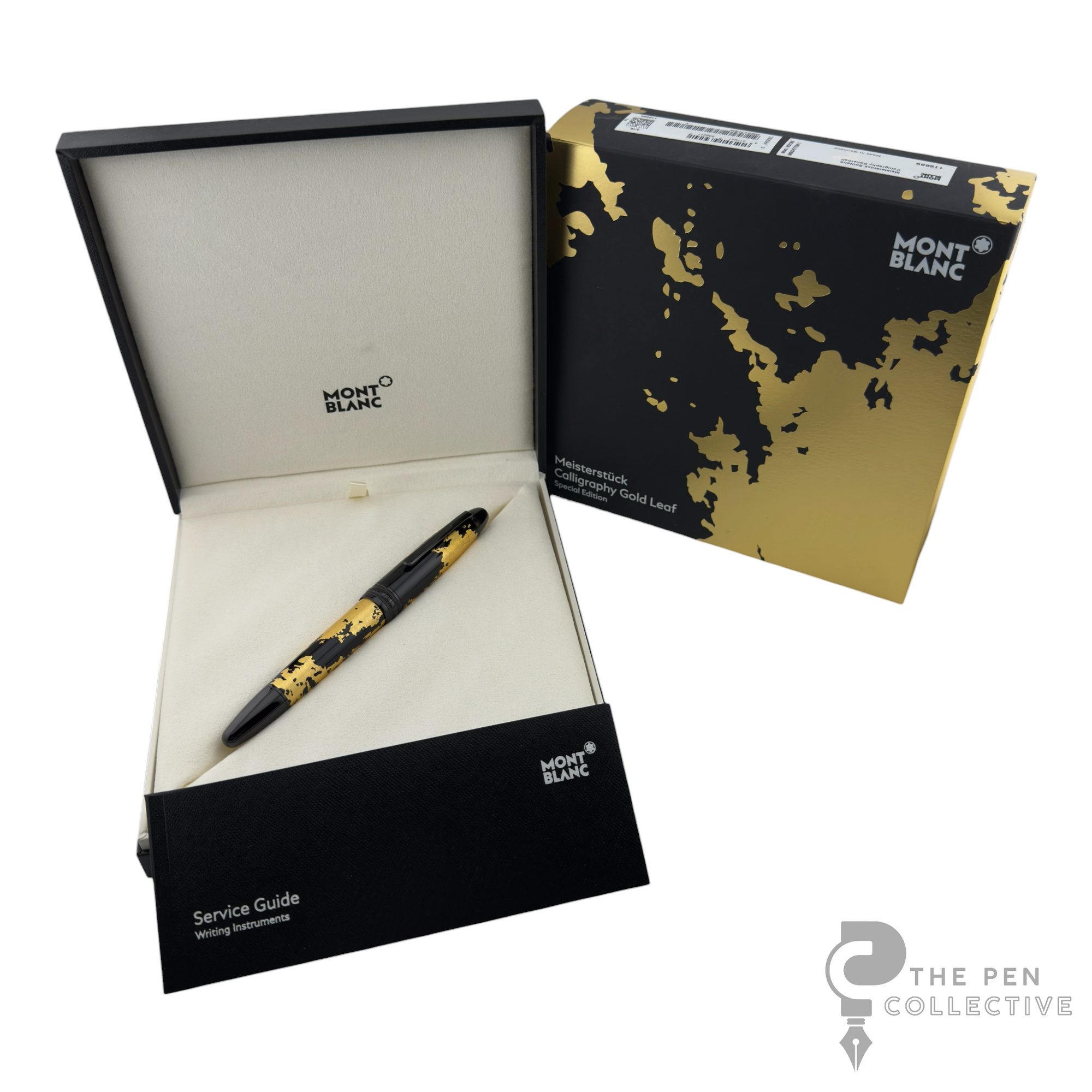 Montblanc Meisterstück Solitaire Calligraphy Gold Leaf Rollerball - 119689