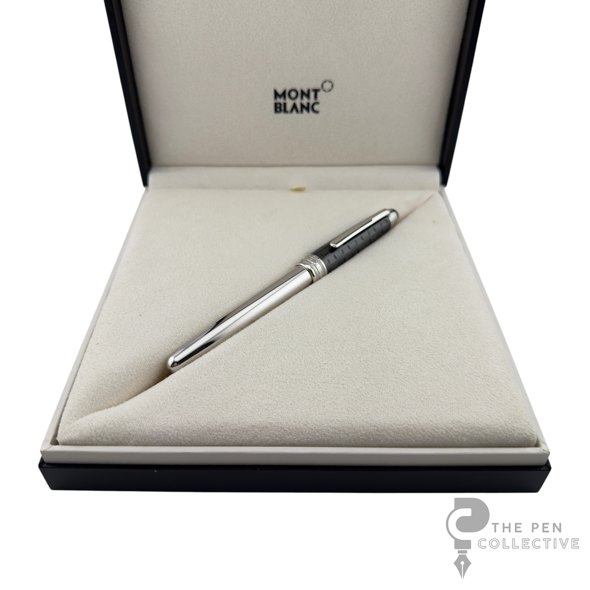 Montblanc Meisterstuck Solitaire Ceramics Black Prisma Fountain Pen - 103106