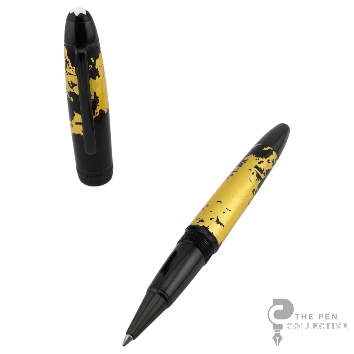 Montblanc Meisterstück Solitaire Calligraphy Gold Leaf Rollerball - 119689