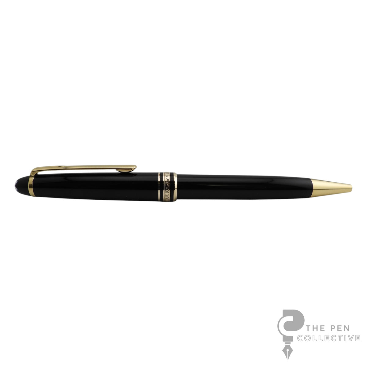 Montblanc Meisterstück Gold-Coated Classique Ballpoint Pen with Leather Pouch - 132453