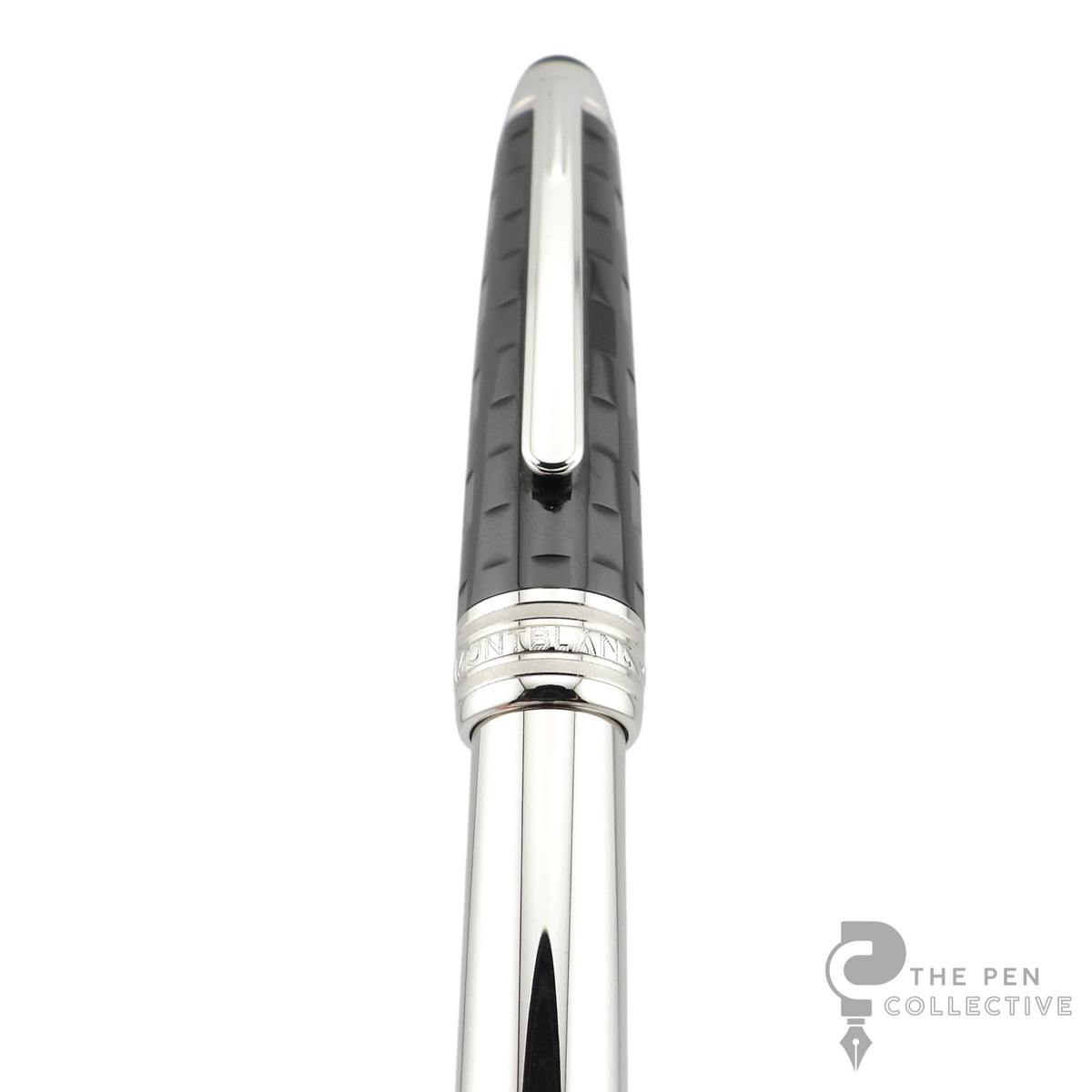 Montblanc Meisterstuck Solitaire Ceramics Black Prisma Fountain Pen - 103106
