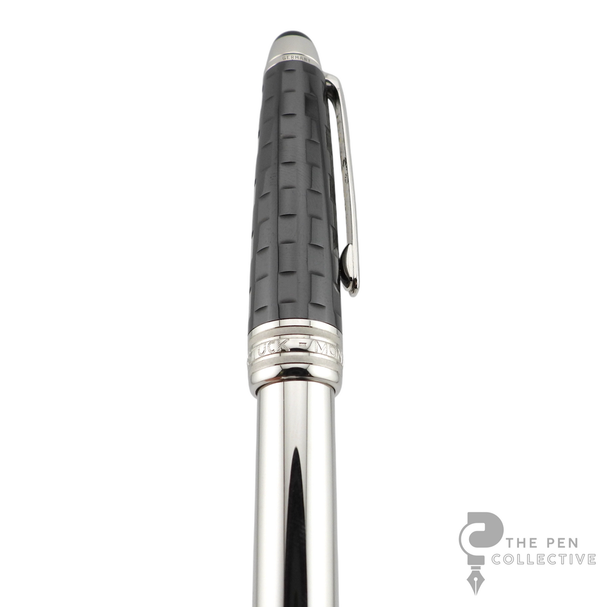 Montblanc Meisterstuck Solitaire Ceramics Black Prisma Fountain Pen - 103106