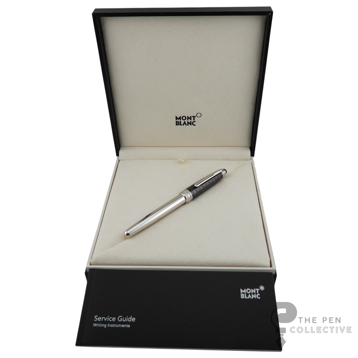 Montblanc Meisterstuck Solitaire Ceramics Black Prisma Fountain Pen - 103106