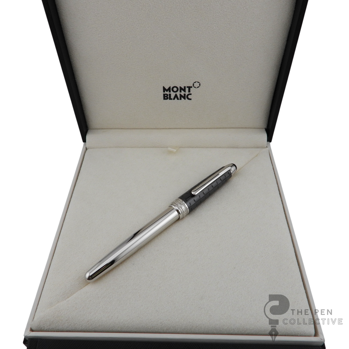Montblanc Meisterstuck Solitaire Ceramics Black Prisma Fountain Pen - 103106
