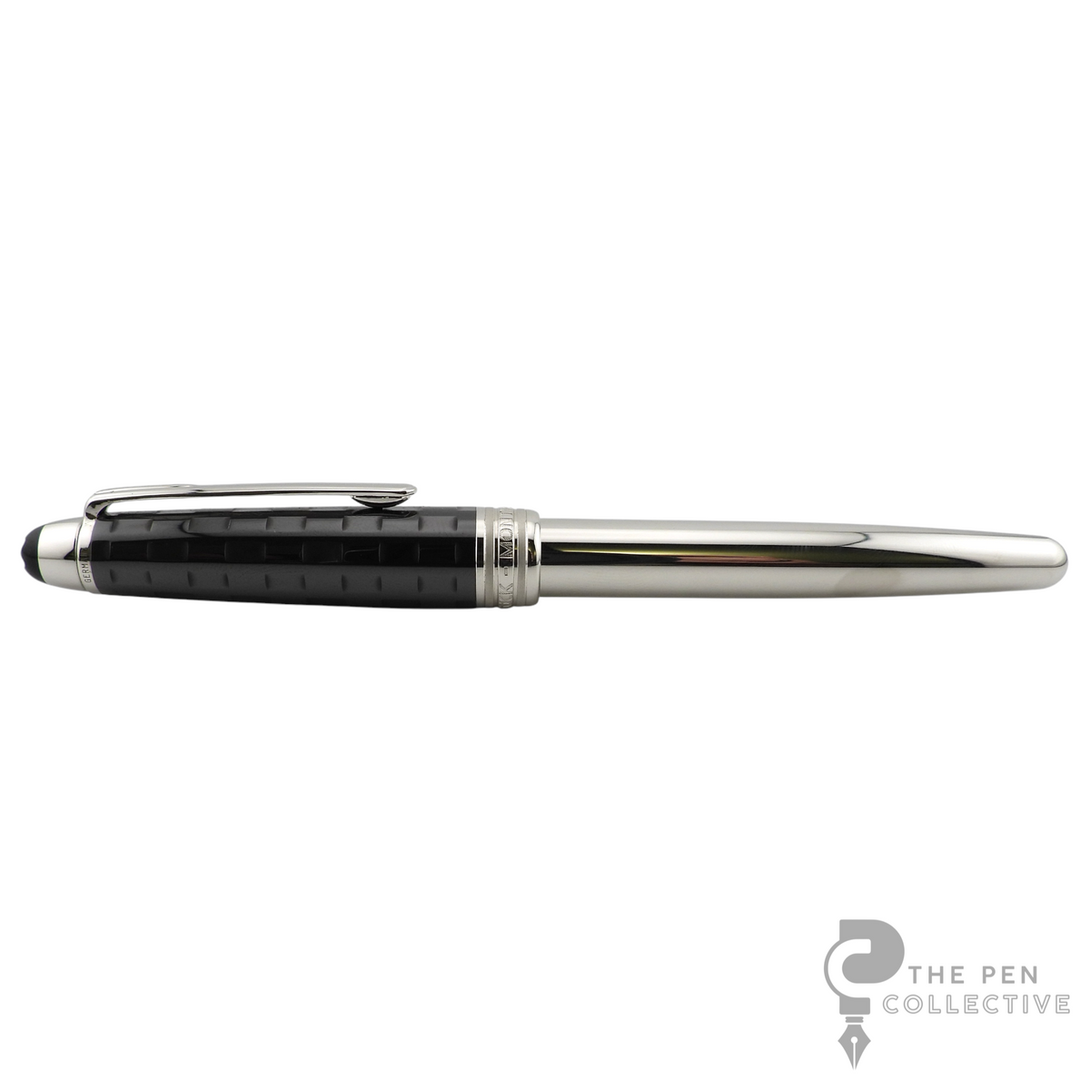 Montblanc Meisterstuck Solitaire Ceramics Black Prisma Fountain Pen - 103106