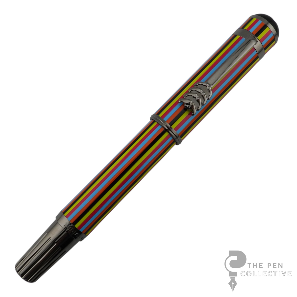 The Pen Collective Montblanc The Beatles Special Edition rollerball pen with colourful striped lacquered barrel