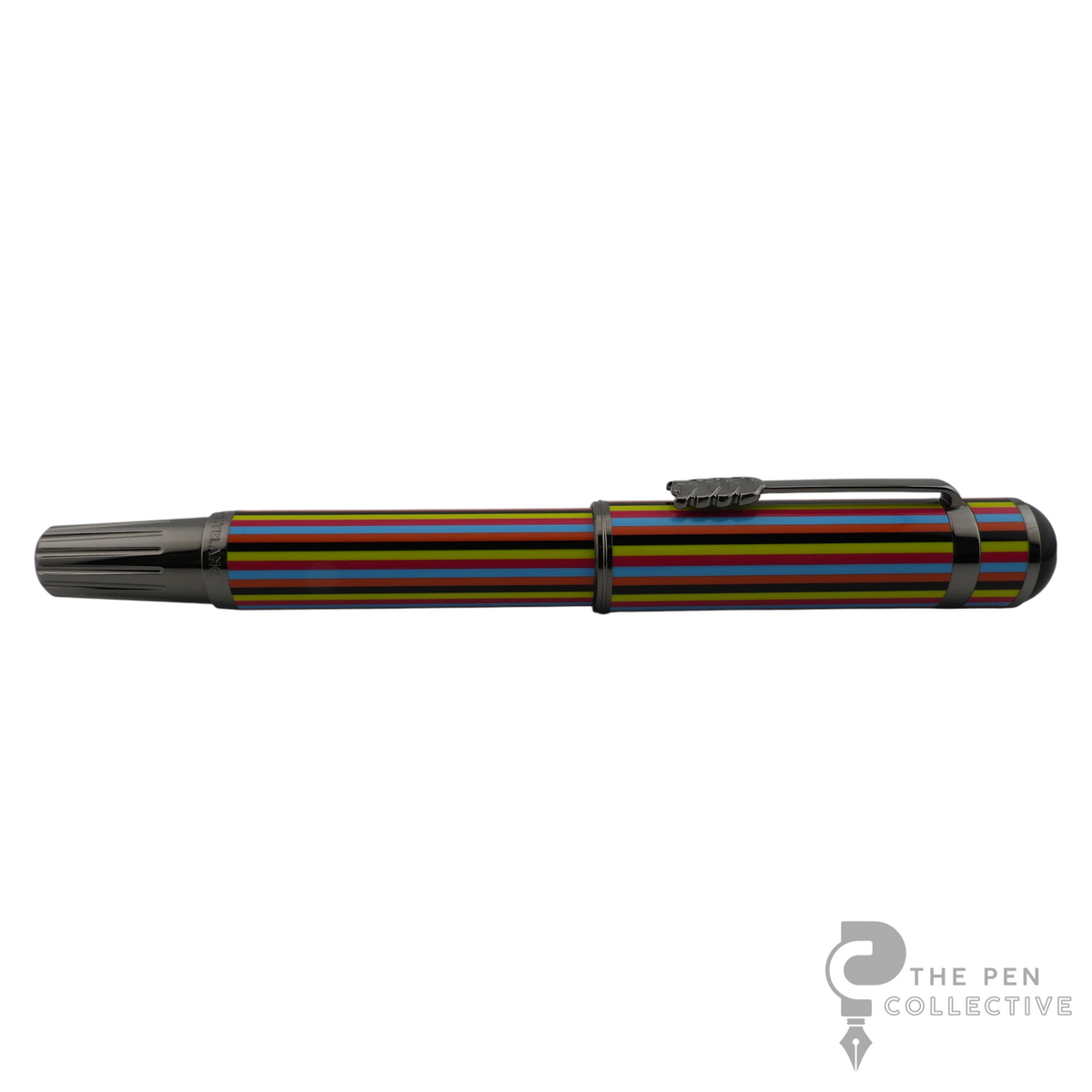 The Pen Collective Montblanc The Beatles Special Edition rollerball pen with colourful striped lacquered barrel
