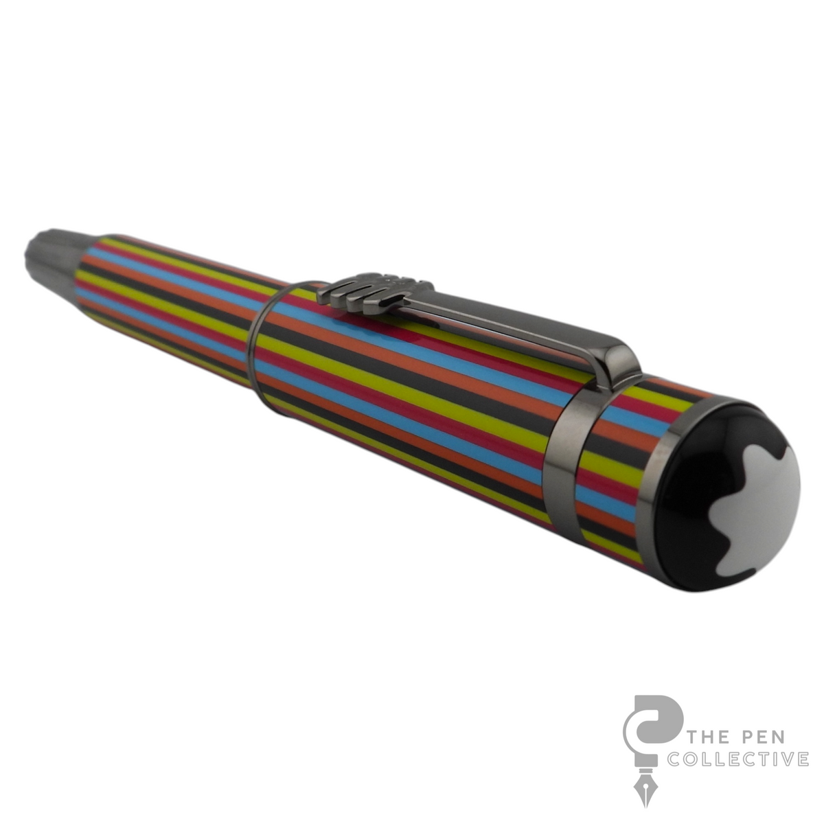 The Pen Collective Montblanc Great Characters The Beatles Special Edition rollerball pen with colourful striped lacquer